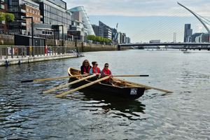 Currach-soutukokemus Liffey-joella