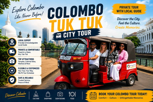 Colombo: Tuk Tuk City Tour with Entry Fees and Guide