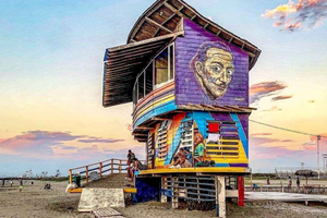 Manta: stadstour, Montecristi en Murciélago-strand