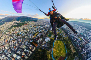 Quito : vol en parapente depuis le Teleférico avec vidéo à 360°