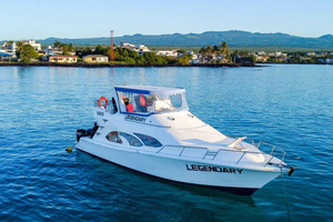 Santa Cruz - Isabela ferry 7am safe and comfortable trip Reclining seats.