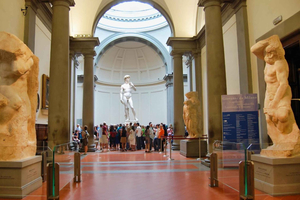 Florence : visite de la Galerie de l'Académie et cours de cuisine