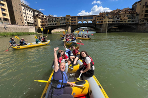 Florence : apéritif en bateau sous le Ponte Vecchio