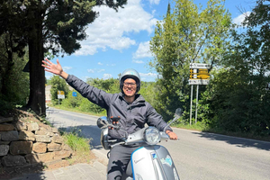 E-Vespa Ride to Fiesole & Olive Oil Tasting