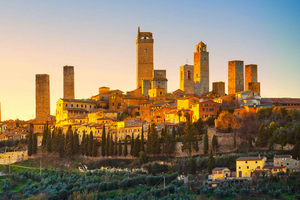 Florenz: Tagestour mit freier Zeit in San Gimignano und Siena