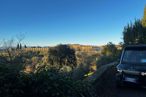 Tour per golfkarretje door de heuvels van Florence en uitzichten op de Piazzale Michelangelo