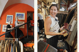 Firenze: Stylistin kanssa.