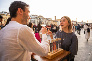 Florenz: Weinprobe vor der Ponte Vecchio
