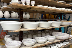 Florence : atelier d'art céramique, carrelage florentin