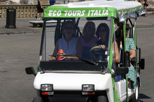 Florence : Michel-Ange et panoramas sur les collines en voiturette de golf