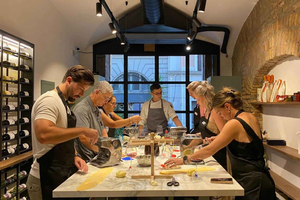 Florenz: Handgemachte Pasta-Kochkurs mit toskanischem Wein