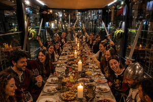 Medieval Banquet with Traditional Tuscan Dinner
