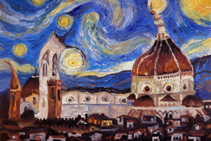 Moderni taide Firenzessä: Van Gogh -maalauspaja
