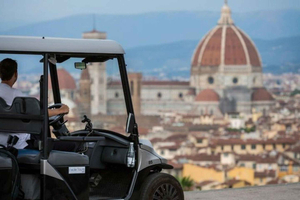 Tour privato di Firenze in golf cart con Piazzale Michelangelo