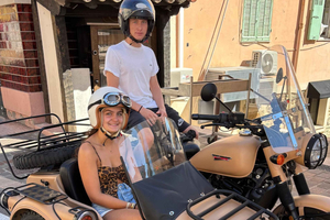 Cannes: City Tour sidecarem