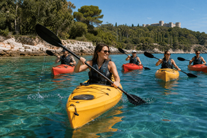 Cannes: Kajakkutleie til Lérins-øyene