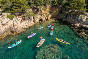 Cap d'Antibes: Wycieczka na desce SUP o zachodzie słońca