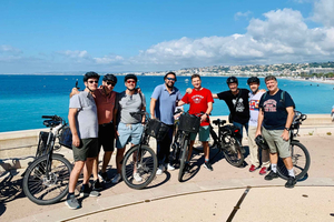 Nizza: Tour guidato in bicicletta elettrica con la collina del castello