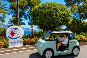 Saint-Jean-Cap-Ferrat, Eze, Monaco-Tour im 100 % elektrischen Fiat Topolino