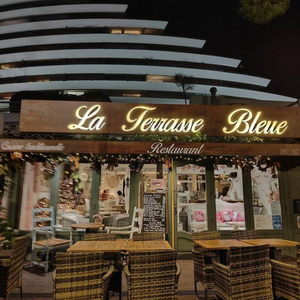 La terrasse bleue