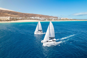 Fuerteventura: Magic Dreams Luxury Catamaran with dolphin watching.