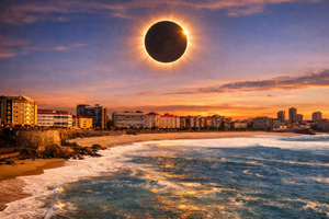 A Coruña: Tour for Cruise Passengers and Total Solar Eclipse
