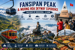 Sapa: Tagestour zum Cat-Cat-Dorf, nach Moana und zum Fansipan