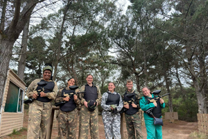 GARDEN ROUTE: PAINTBALL GAME IN WILDERNESS WITH WILDX