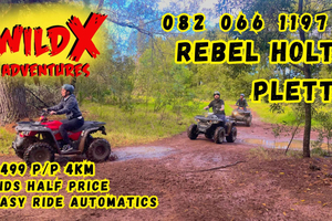 Garden Route: Quad Bike Ride at Rebel Holt Harkerville - 4KM