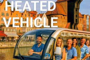 Gdansk: City Tour Sightseeing LIVE/AUDIO by Buggy Golf Cart