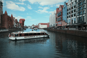 Gdańsk: Flodkryssning på Motlawa med valfri mat och dryck