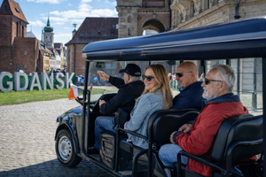 Premium City tour Gdansk golfcart - local beer & hidden gems