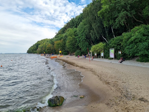 Plaża przy Polance Redłowskiej