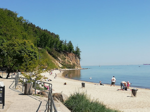 Plaża w Gdyni Orłowo
