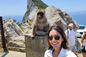 Depuis la baie de Cadix : excursion d'une journée à Gibraltar avec visite du Rocher