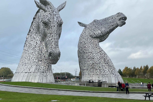 From Glasgow - Kelpies, Falkirk Wheel, and City Day Tour