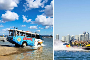 Aquaduck Land & Water Tour and Jet Boating Combo