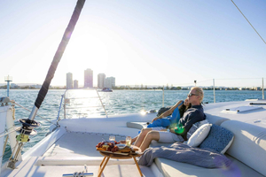 Romantic Private Sunset & City Lights Sail for 2