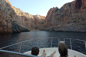 Chania,Kalyves-The Three Cove Boat Trip