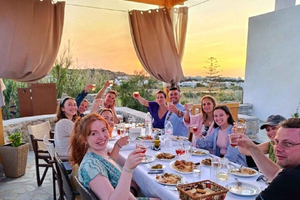 Cooking Class, Sunset Dinner and Farm Tour in Paros