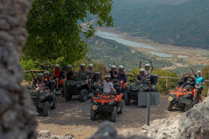 Crete: Full-Day Quad Safari with Cave, Abbey, Lunch & Beach