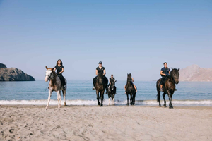 Equitazione a Creta: passeggiata sulla spiaggia di Plakias