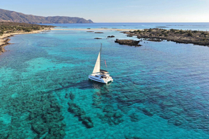 Elafonisi Sunset Catamaran Cruise: Sushi, Drinks, Transfer