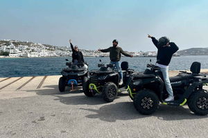 Explore Mykonos Island with a 650cc ATV/QUAD Tour