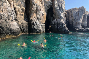 Faliraki: Boat Trip to Afantou Caves, Antony Quinn, Ladiko