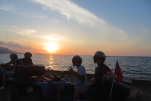 Fra Hersonissos/Malia: Guidet solnedgangssafari på quad