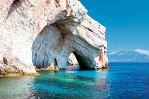 Fra Kefallonia: Fotostop ved De Blå Huler og skibsvrag på Zakynthos