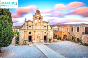 From Rethymno: Arkadi, Melidoni, and Margarites Tour