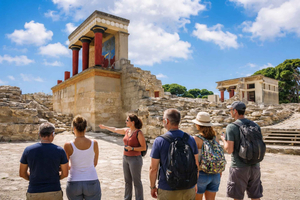 From Rethymnon: Day Trip to Knossos Palace & Heraklion City