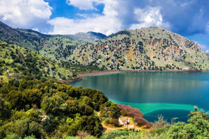 Réthymnon : lac de Kournas, Argyroupolis et visite guidée sur le thème de l'huile d'olive